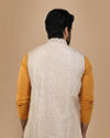 alt message - Manyavar Men Festive Zari Embroidered Jacket image number 2
